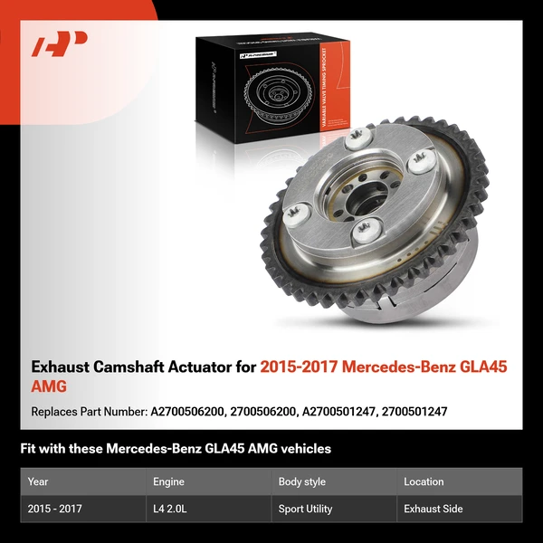 Exhaust Camshaft Actuator for 2015-2017 Mercedes-Benz GLA45 AMG