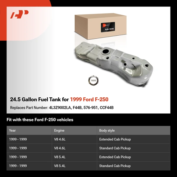 24.5 Gallon Fuel Tank for 1999 Ford F-250