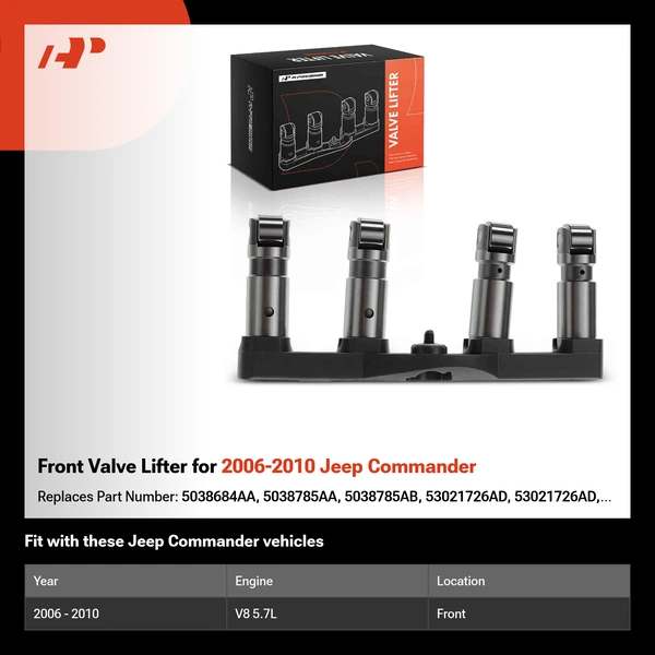 Front Valve Lifter for 2006-2010 Jeep Commander