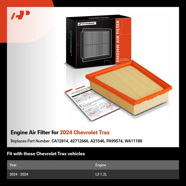 Engine Air Filter for 2024 Chevrolet Trax
