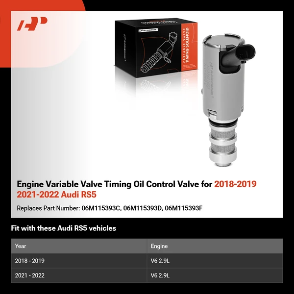 Engine Variable Valve Timing Oil Control Valve for 2018-2019 2021-2022 Audi RS5