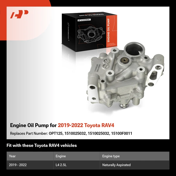 Engine Oil Pump for 2019-2022 Toyota RAV4