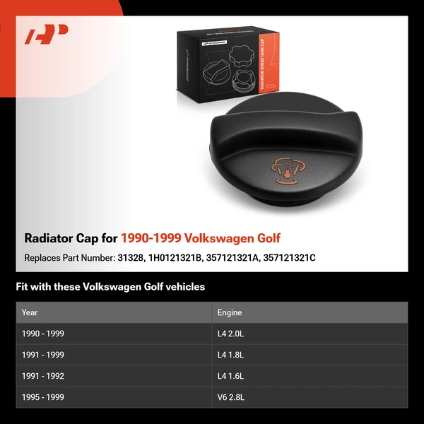 Radiator Cap for 1990-1999 Volkswagen Golf
