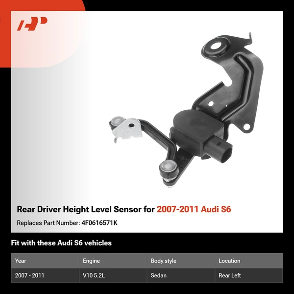 Rear Driver Height Level Sensor for 2007-2011 Audi S6