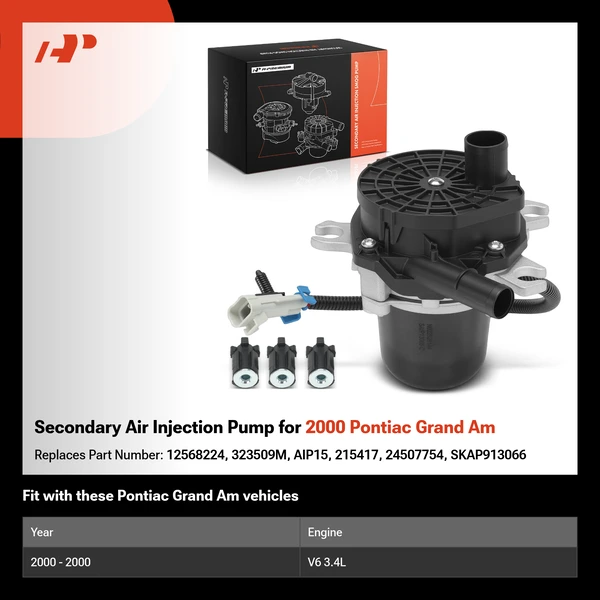 Secondary Air Injection Pump for 2000 Pontiac Grand Am