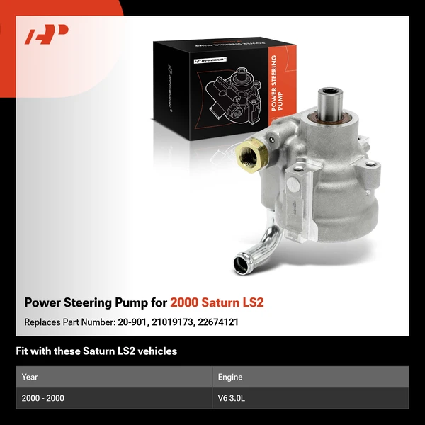 Power Steering Pump for 2000 Saturn LS2