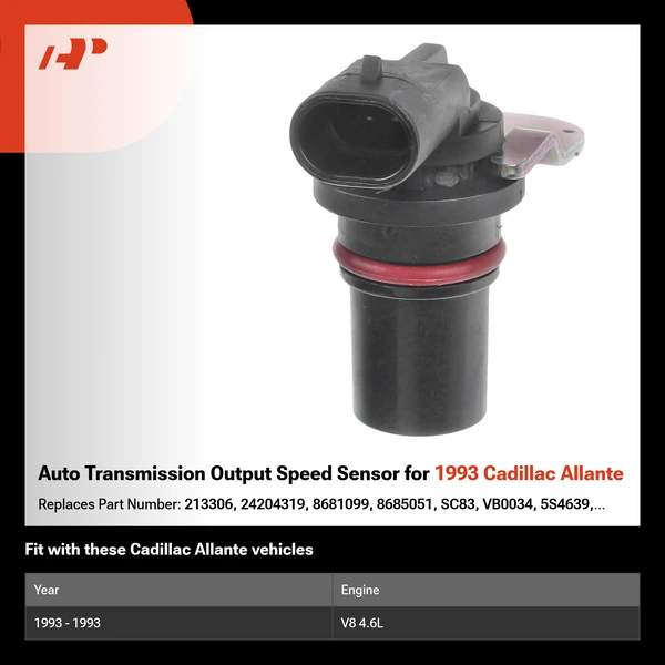 Auto Transmission Output Speed Sensor for 1993 Cadillac Allante