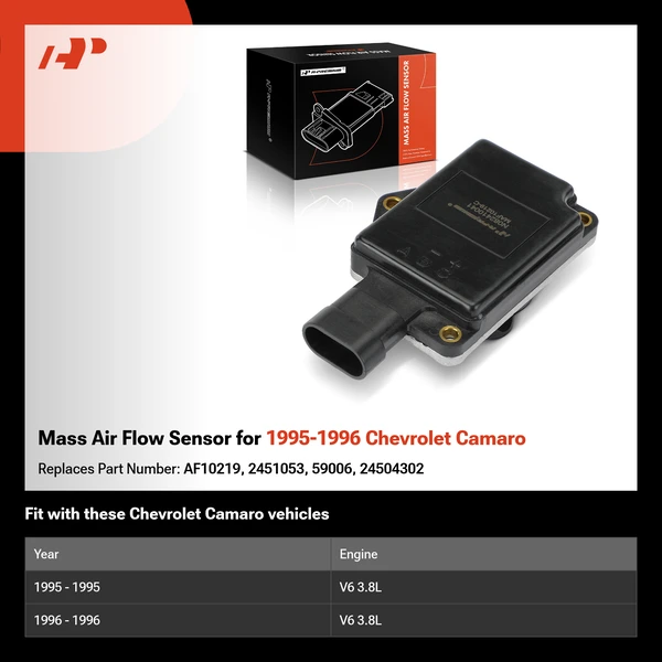 Mass Air Flow Sensor for 1995-1996 Chevrolet Camaro