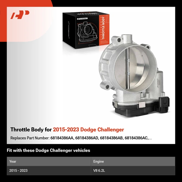Throttle Body for 2015-2023 Dodge Challenger