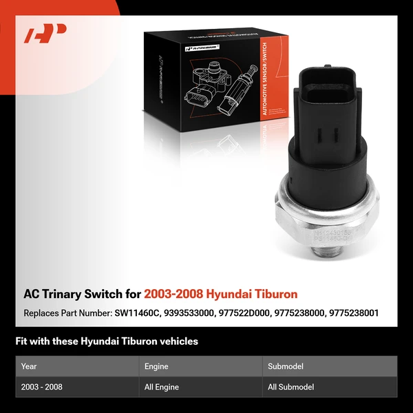 AC Trinary Switch for 2003-2008 Hyundai Tiburon