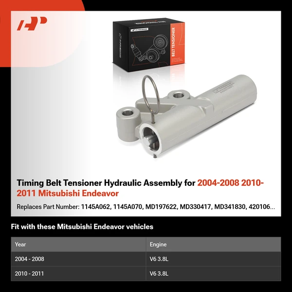 Timing Belt Tensioner Hydraulic Assembly for 2004-2008 2010-2011 Mitsubishi Endeavor