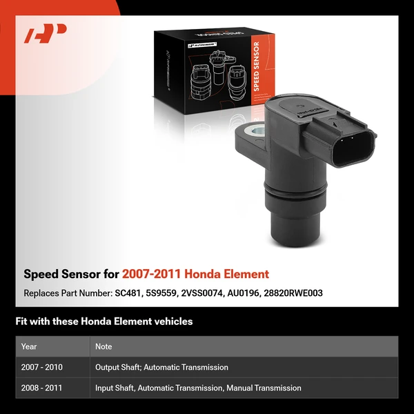 Speed Sensor for 2007-2011 Honda Element