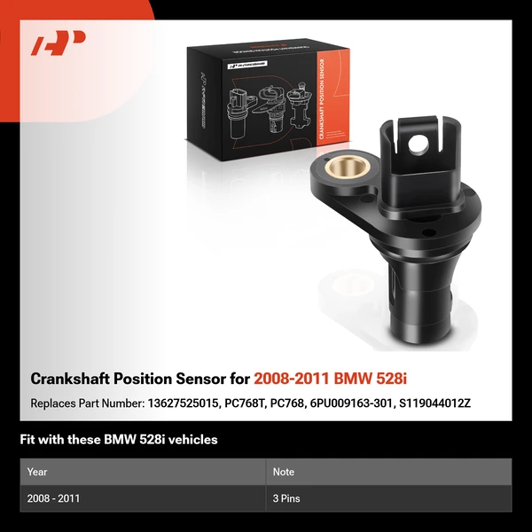 Crankshaft Position Sensor for 2008-2011 BMW 528i