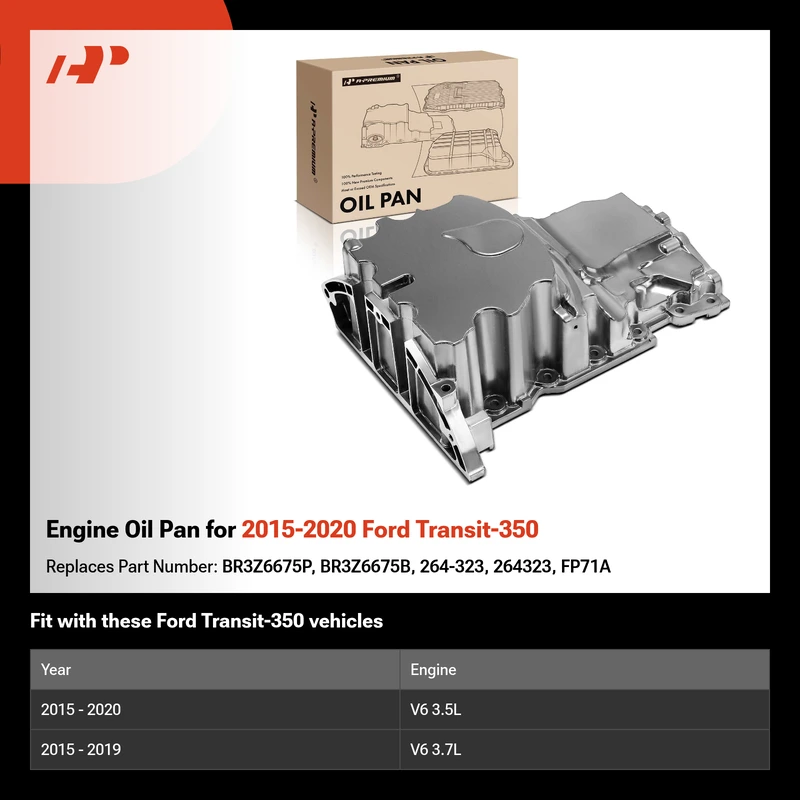 Engine Oil Pan for 2015-2020 Ford Transit-350