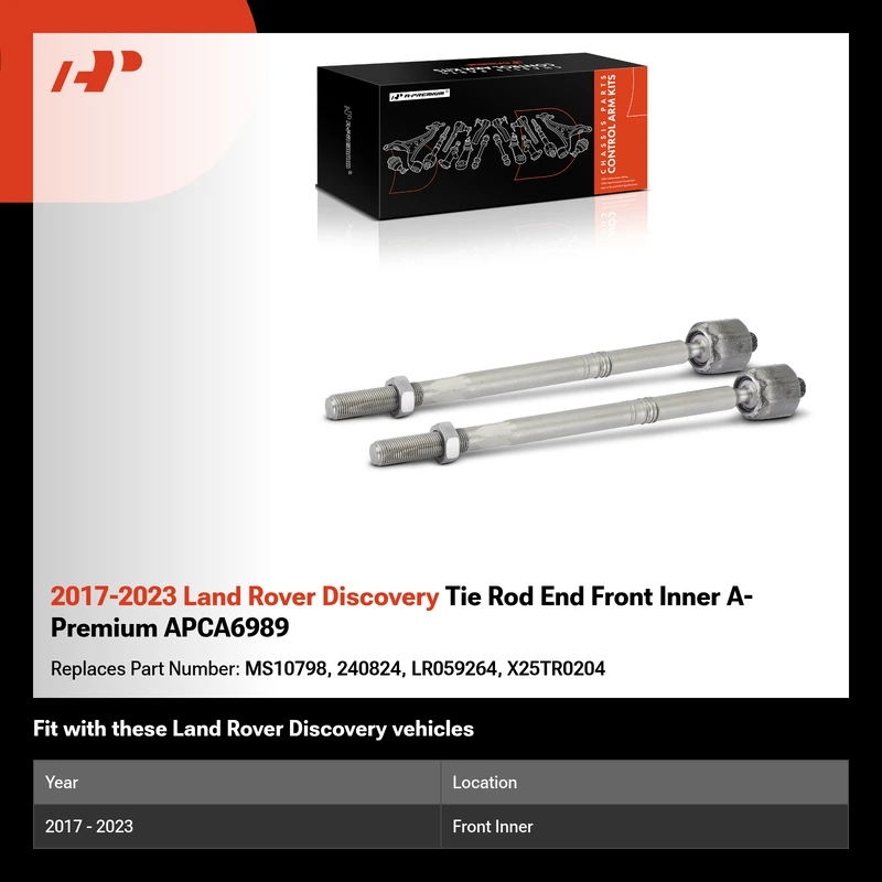 2017-2023 Land Rover Discovery Tie Rod End Front Inner A-Premium APCA6989