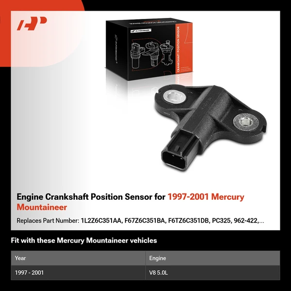 Engine Crankshaft Position Sensor for 1997-2001 Mercury Mountaineer