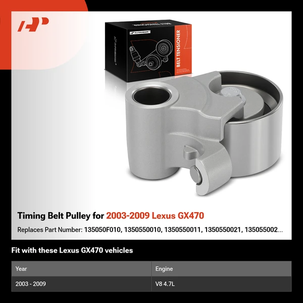 Timing Belt Pulley for 2003-2009 Lexus GX470