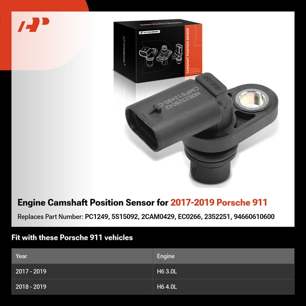 Engine Camshaft Position Sensor for 2017-2019 Porsche 911