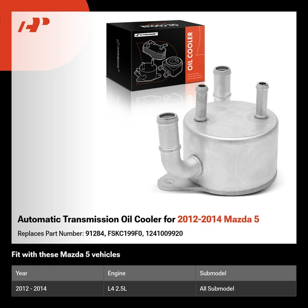 Automatic Transmission Oil Cooler for 2012-2014 Mazda 5