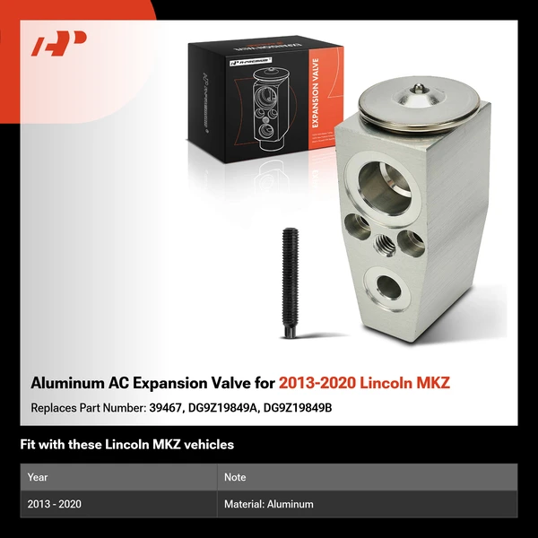 Aluminum AC Expansion Valve for 2013-2020 Lincoln MKZ