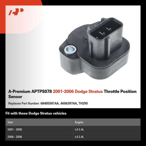 A-Premium APTPS078 2001-2006 Dodge Stratus Throttle Position Sensor