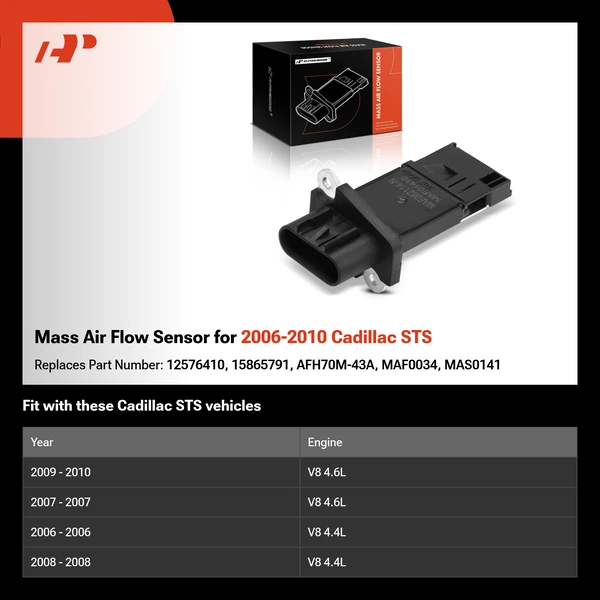Mass Air Flow Sensor for 2006-2010 Cadillac STS