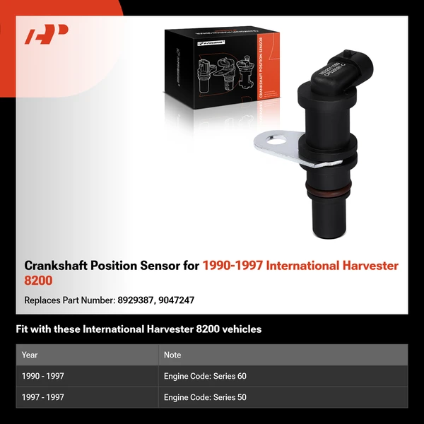 Crankshaft Position Sensor for 1990-1997 International Harvester 8200