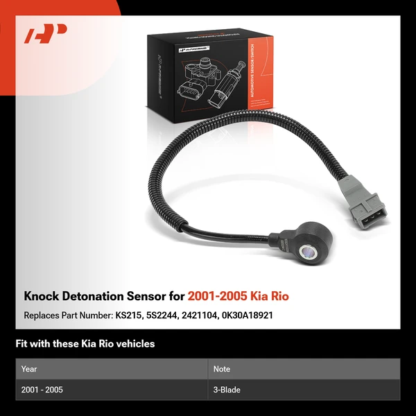 Knock Detonation Sensor for 2001-2005 Kia Rio