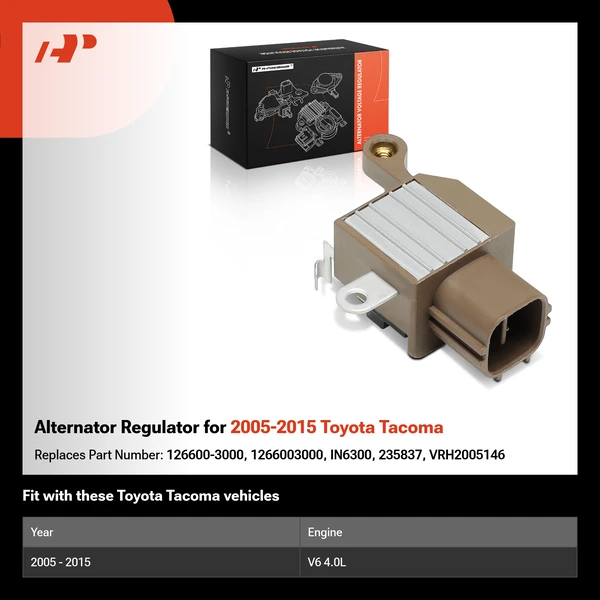 Alternator Regulator for 2005-2015 Toyota Tacoma