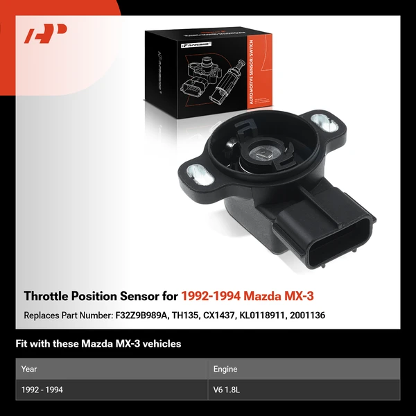 Throttle Position Sensor for 1992-1994 Mazda MX-3