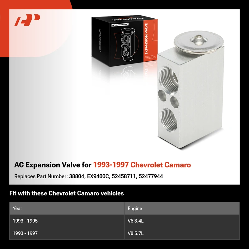 AC Expansion Valve for 1993-1997 Chevrolet Camaro