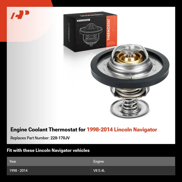 Engine Coolant Thermostat for 1998-2014 Lincoln Navigator