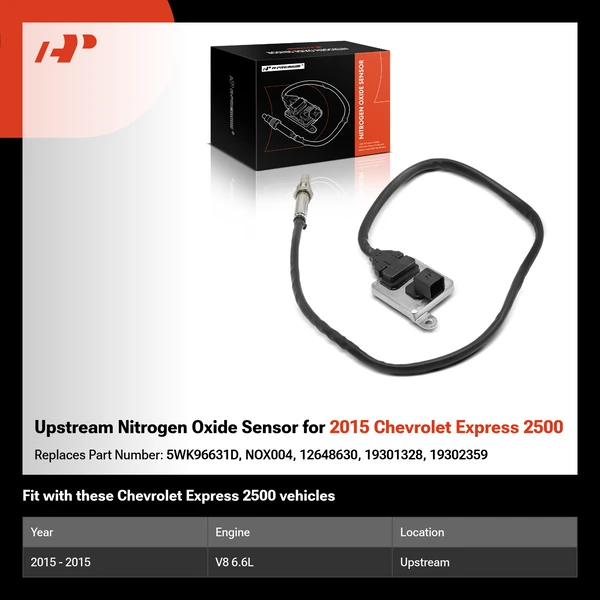 Upstream Nitrogen Oxide Sensor for 2015 Chevrolet Express 2500