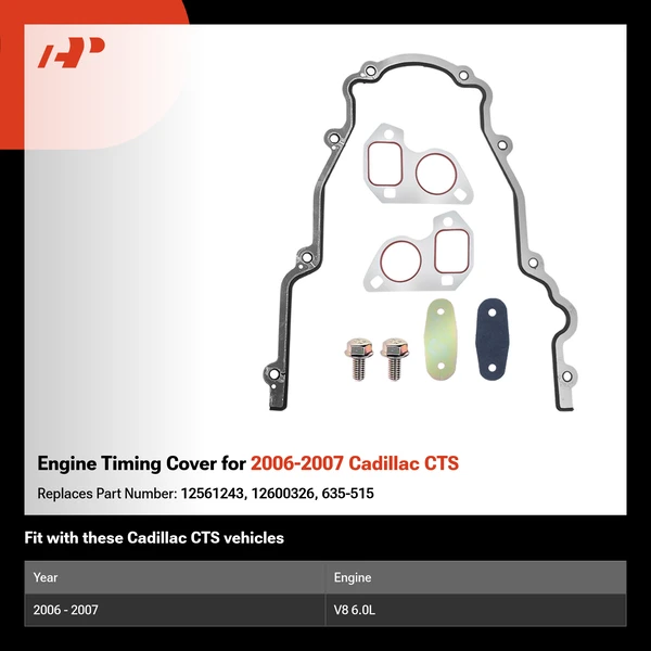 Engine Timing Cover for 2006-2007 Cadillac CTS