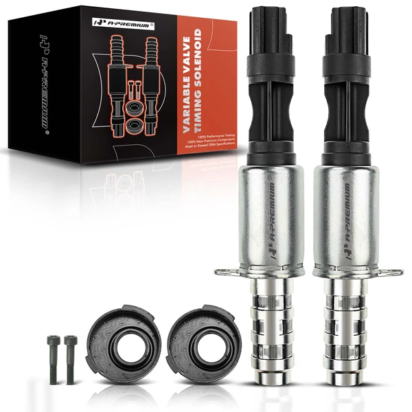 2 Pcs VCT Camshaft Timing Solenoid Valve for 2005-2010 Ford F-350 Super Duty