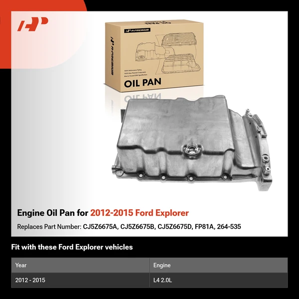 Engine Oil Pan for 2012-2015 Ford Explorer