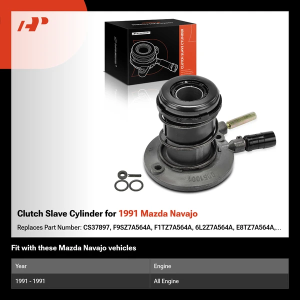 Clutch Slave Cylinder for 1991 Mazda Navajo