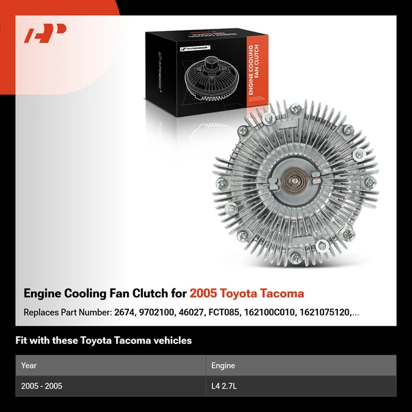 Engine Cooling Fan Clutch for 2005 Toyota Tacoma