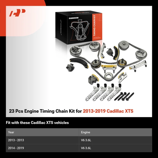 23 Pcs Engine Timing Chain Kit for 2013-2019 Cadillac XTS