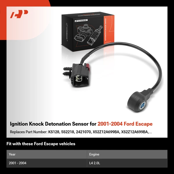 Ignition Knock Detonation Sensor for 2001-2004 Ford Escape