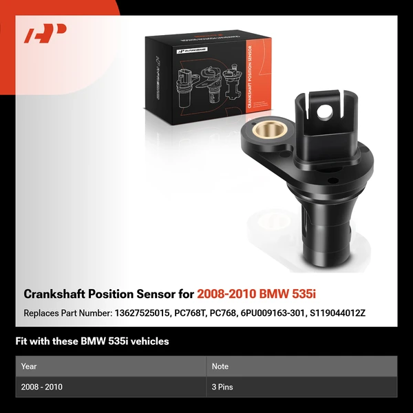 Crankshaft Position Sensor for 2008-2010 BMW 535i