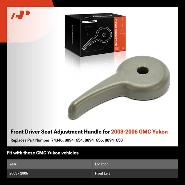 Front Driver Seat Adjustment Handle for 2003-2006 GMC Yukon