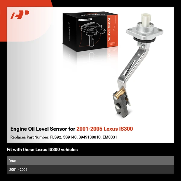 Engine Oil Level Sensor for 2001-2005 Lexus IS300