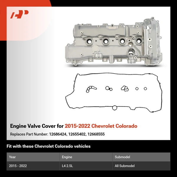 Engine Valve Cover for 2015-2022 Chevrolet Colorado