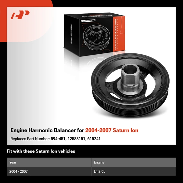 Engine Harmonic Balancer for 2004-2007 Saturn Ion