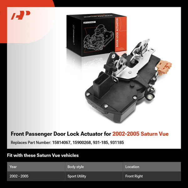 Front Passenger Door Lock Actuator for 2002-2005 Saturn Vue