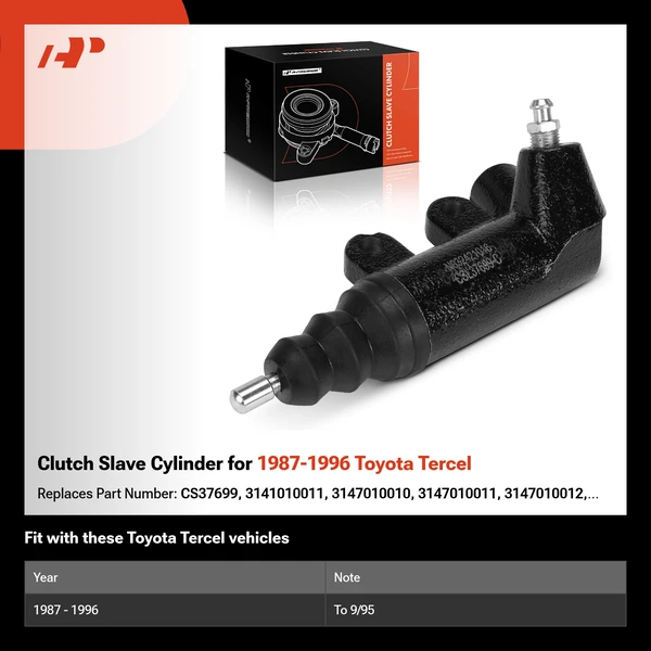 Clutch Slave Cylinder for 1987-1996 Toyota Tercel
