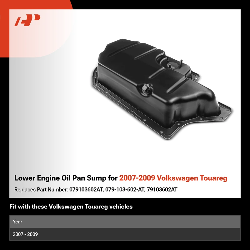 Lower Engine Oil Pan Sump for 2007-2009 Volkswagen Touareg