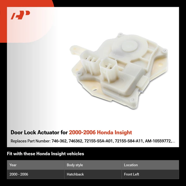 Door Lock Actuator for 2000-2006 Honda Insight