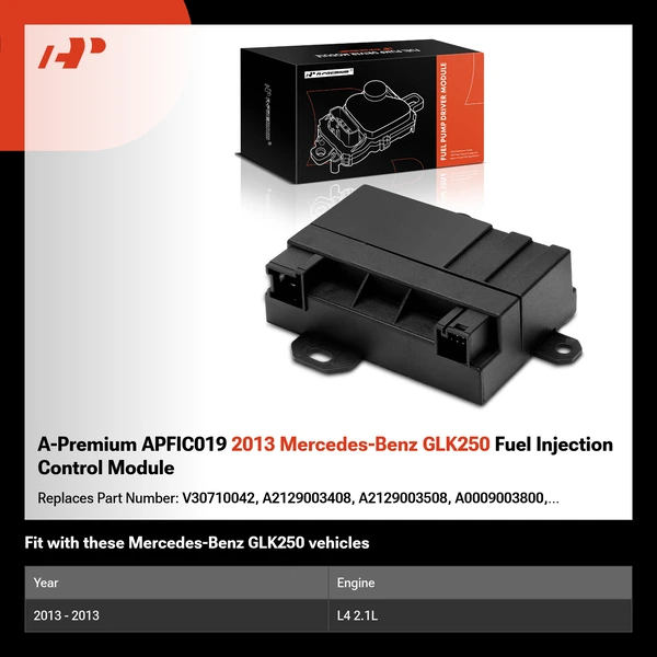 A-Premium APFIC019 2013 Mercedes-Benz GLK250 Fuel Injection Control Module